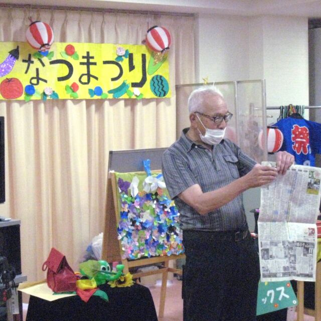 サルピス夏祭り2日目です！
7月13日（木）開催でした。
今回は大人も子どもも楽しめるほのぼのマジックショーの「ミラクルBOX」様がお越し下さいました😊
夏の暑さも忘れるくらいの不思議な世界を体験できました👏

#サルピス #デイサービス　#夏祭り　#松風